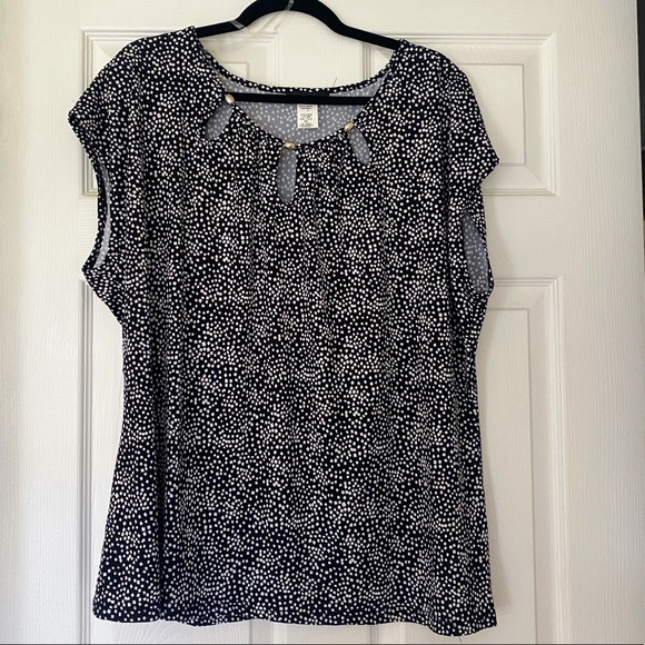 Tops - Mandy Evans Black and White Tunic